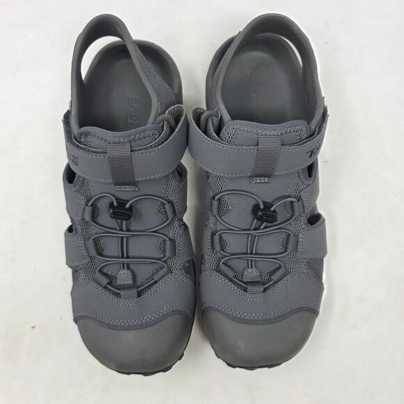 Teva Gray Trail Hiking Sandals Outdoor Water Shoes Quick Dry Mens Size 10 - Picture 4 of 8